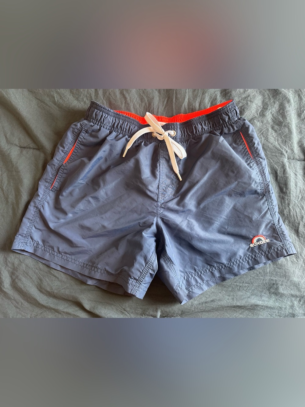 Sundek Men's Blue Swim 5” Shorts - Size Small